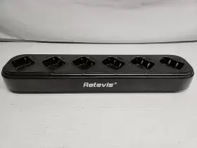 Qsc-706s-d Retevis 6 N 1 Universal Rapid Charger Black No Power Adapter