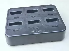 Rtc-22 Retevis Rtc22 Charger Bank Black Dock For Rt-22 Two Way Walkie Talkie Radio Read