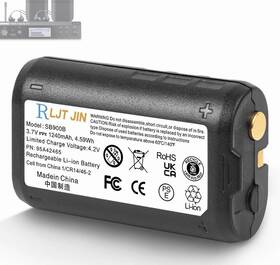 Rljt Jin Sb900b 3.7v 1240mah Rechargeable Battery For Shure Transmitter