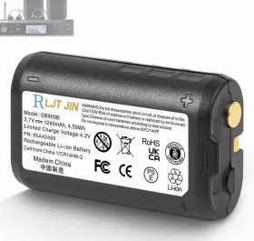 Sb900b Rljt Jin 3.7v 1240mah Rechargeable Battery For Shure Transmitter
