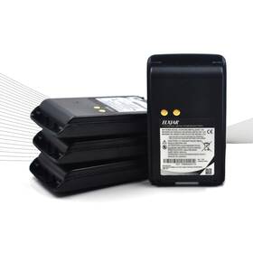 Rowshep 761425254484 4-pack 7.2v 1500mah Ni-mh Battery Replacement For Motorola Mag One Bpr40 A8
