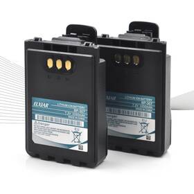 Rowshep 761425255016 2-pack 7.2v 3300mah Bp-307 Li-ion Battery For Icom Id-52e Id-31e Id-51e Ic-
