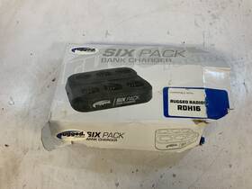 Rugged Radios Rdh16 6-pack Bank Charger For Handheld Black Inch M5b