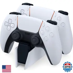 B0f65bs7d5 Rzkipdy Ps5 Controller Charger - Dual Fast Charging Stand For Playstation Dualsense 50