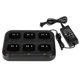Samcom 746362915544 Six Way Charger Multi Unit Rapid Gang Station With Removable A
