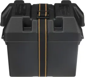 50-22080 Seachoice Uscg-approved Marine Group 27 Series Standard Battery Box With Strap &