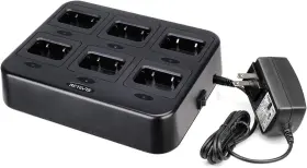 Rtc68 Shenzhen Retevis Technology Six-way Charger Multi Rapid Charging Unit Radio Rt68 Nr10 6-way