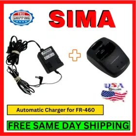 Fr-460 Sima Dc-460 Walkie Talkie Radio Portable Charger With Stand Base Two-way For Bank Port