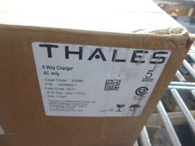 Thales 6130-01-504-3675 Ac/dc 6 Way Bay Slot Li-ion Battery Charger Mbitr Prc-148 Radio 1600652-1