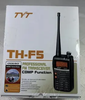 136-174 Tyt Th-f5 Professional Fm Transceiver Two-way Radio 5 W Mhz With Charger