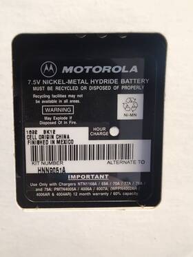 Unbranded/ Generic 727542455852 Battery For Motorola Radius P1225 Ls Hnn9051a