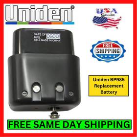 Uniden Bp985 Replacement Battery Pack For Portable Handheld Radio Vhf Marine Fm