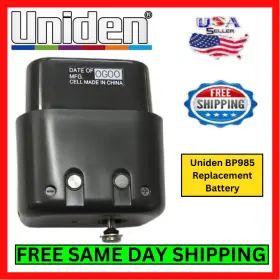 Bp985 Uniden Replacement Battery Pack For Portable Handheld Radio Vhf Marine Fm