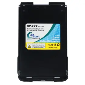 Bp-227 Upstart Battery 628586033443 Replacement For Icom Two-way Radio - Compatible With Ic-m