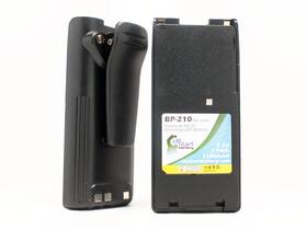 Upstart Battery Icom-bp210-nicd-2batt-dl4 2x Pack - Icom Bp-210 Two-way Radio With Clip Replacement 1100mah