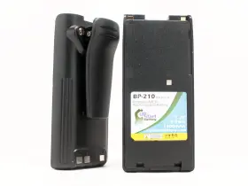 Icom-bp210-nicd-2batt-dl4 Upstart Battery 2x Pack - Icom Bp-210 Two-way Radio With Clip Replacement 1100mah