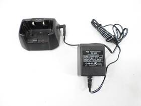Vertex Standard Cd-32 Ham Radio Charger Cradle With Power Supply Good Condition