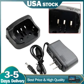E002-c175 Vipih Bc-173 Charger Bp224 Battery Fast Rapid Dock For Icom Ic-m31 M32 M2a M21 Plug T5