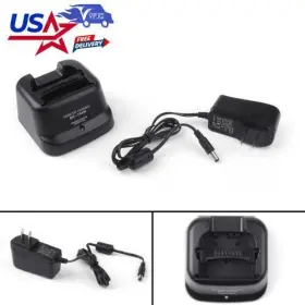 E002-c110 Vipjq Bc-144n Desktop Charger For Icom Ic-v82 Ic-v8 Ic-t3h Ic-f30gt/gs Ic-f40gt/gs