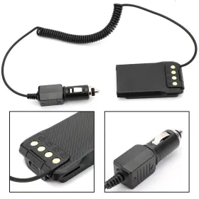 E002-c127 Vipjq 1pc Walkie Talkie Car Battery Charger For Hytera Pd500 Pd560 Pd680 Pd600 Pd660