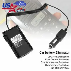 E002-c158 Vipjq Bp232 12-24v Car Charger Battery Eliminator For Icf4160 F4161 F4011 F43gt Yu