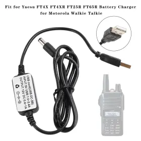 Ft65r-usb Vipjq E002-c184 Ft4xr/ft65r-usb Dc Charger Cable For Ft4xr Ft25r Ft65r Battery