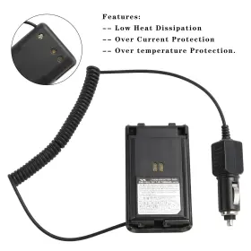 E002-c188 Vipjq Fnb-v95/v96 Car Charger 12v/24v Battery Eliminator For Vertex Vx-350 Vx351 Vx354