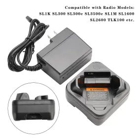 Pmpa4468a Vipjq E002-c189 Fast Rapid Dock Charger For Sl1k Sl300e Sl3500e Sl1600 Sl2600 Radio