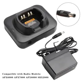 Nntn8845a Vipjq E002-c191 Fast Rapid Dock Charger For Apx6000 Apx7000 Apx8000 Srx2000 Us Plug