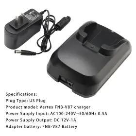E002-c192 Vipjq Fnb-v87 Fast Rapid Dock Charger For Vertex Vx820 Vx821 Vx824 Vx829 Vx920 Radio