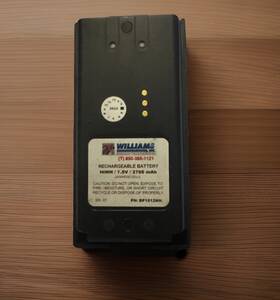 Williams Communications Bp1912mh Rechargeable Battery Pn Replacement Nimh/ 7.5v/ 2700mah