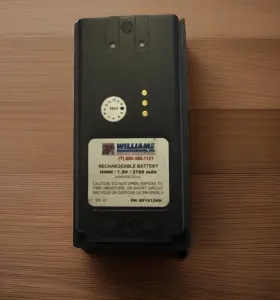 Bp1912mh Williams Communications Rechargeable Battery Pn Replacement Nimh/ 7.5v/ 2700mah
