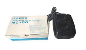 Yaesu 909959039566 Genuine Nc-50 Dual Port Rapid Charger Japan For Duel Band Handheld Radio