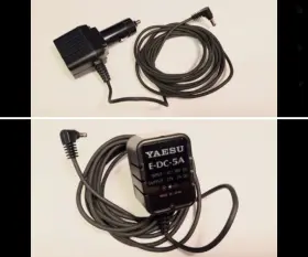 E-dc-5a Yaesu Charger For Handheld Radios 12v Dc Cig Adapter- 8ft Foot Cord