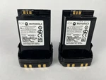 Pair Of Oem Motorola PMNN4485A Impres 2 Radio Batteries 7.6V Used. Price: $19.12.
