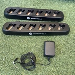 Two Motorola Cls Multi 6 Units Chargers HCTN4002A Accesory Used. Price: $59.00.