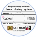 Icom CS-F1000 Rev. 2.2 Programming Software For IC-F1000/F2000 & UT-105 Used. Price: $25.99.