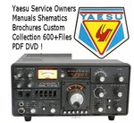 Yaesu Service & Owners Manuals, Schematics, Ham Radio, Custom Pdf Computer Dvd Open. Price: $12.97.