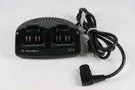 Motorola NTN8076A Dual Slot Battery Charger BC6LMVIR01 For Visar & KVL3000 Used. Price: $20.00.