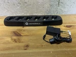 Motorola HCTN4002A 6 Bay Radio Charger Cradle W/adapter Oem Used. Price: $49.99.