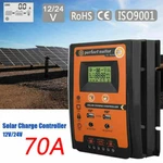 70A Solar Charger Controller 12/24V Dual Usb Battery Panel Regulator, New. Price: $38.88.