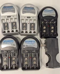 Lot Of 6 Audio Enhancement Battery Chargers + 1 Plug-in KB-39P95 Ni-cd / Used. Price: $33.25.