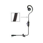 Klein CURL-K1-BR 1-WIRE Earpiece Kit Braided Cable For Kenwood 2-PIN Radios New. Price: $40.95.