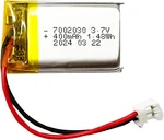 Fithood 702030 Battery 3.7V 400MAH Lithium Polymer Rechargeable With... New. Price: $17.58.
