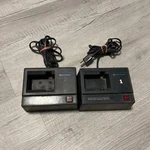 Motorola NLN-8005A Radio Battery Charger Lot Of 2 Untested Used. Price: $25.00.