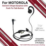 Ptt Swivel Earpiece W/ Mic For Motorola CP110 CP200 CLS1110 CLS1410 RDM2070D New. Price: $14.99.
