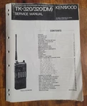 Original Kenwood TK-320/320(DM) Service Manual Fm Portable Radio Free Shipping Good. Price: $10.00.