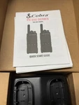 Cobra CH-PX650 Rechargeable Two Way Radio Walkie Talkies Brand New. Price: $79.00.