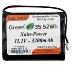 Xain-power 3200MAH 11.1V 3S1P Li-ion Battery Jst-xh For IMW888S & Pool Vacuum New. Price: $34.99.