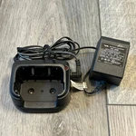 Vertex Standard Battery Charger NC-88B W/ CD-26 Charging Cradle Two Way Radio Used. Price: $14.99.
